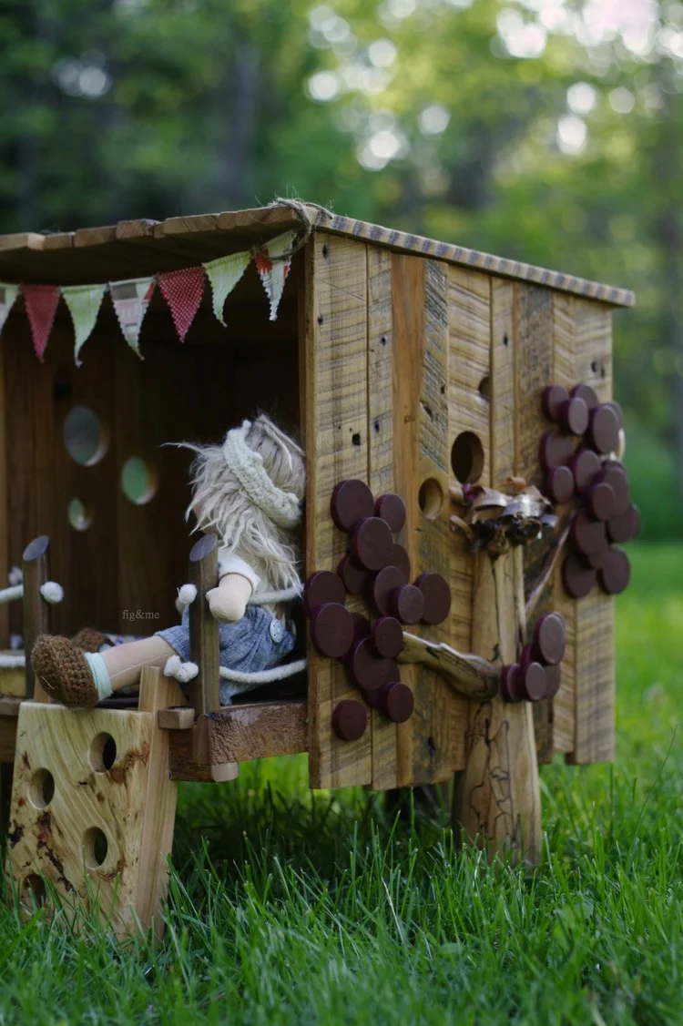 A doll tree house, by Fig and Me. 