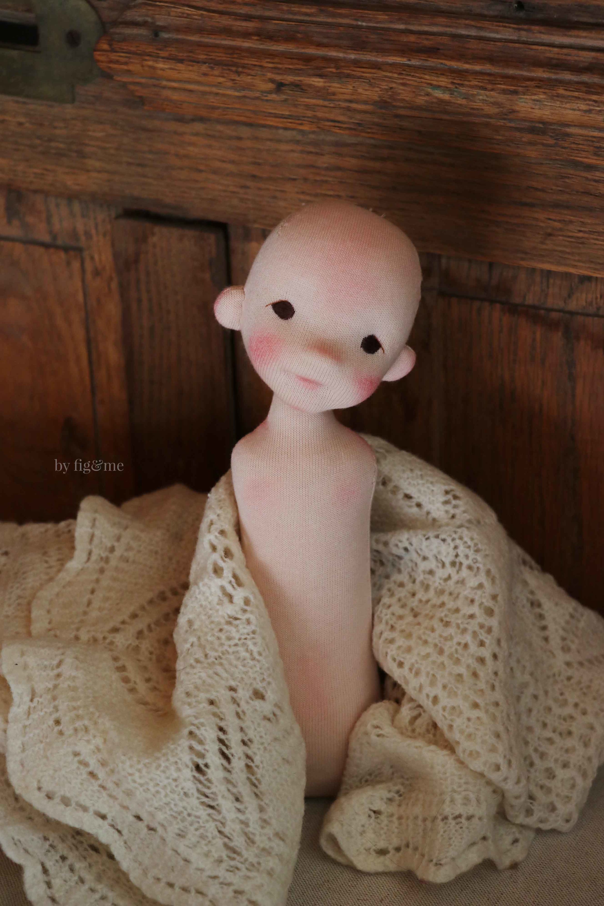 Rye, art doll by Fig and Me.