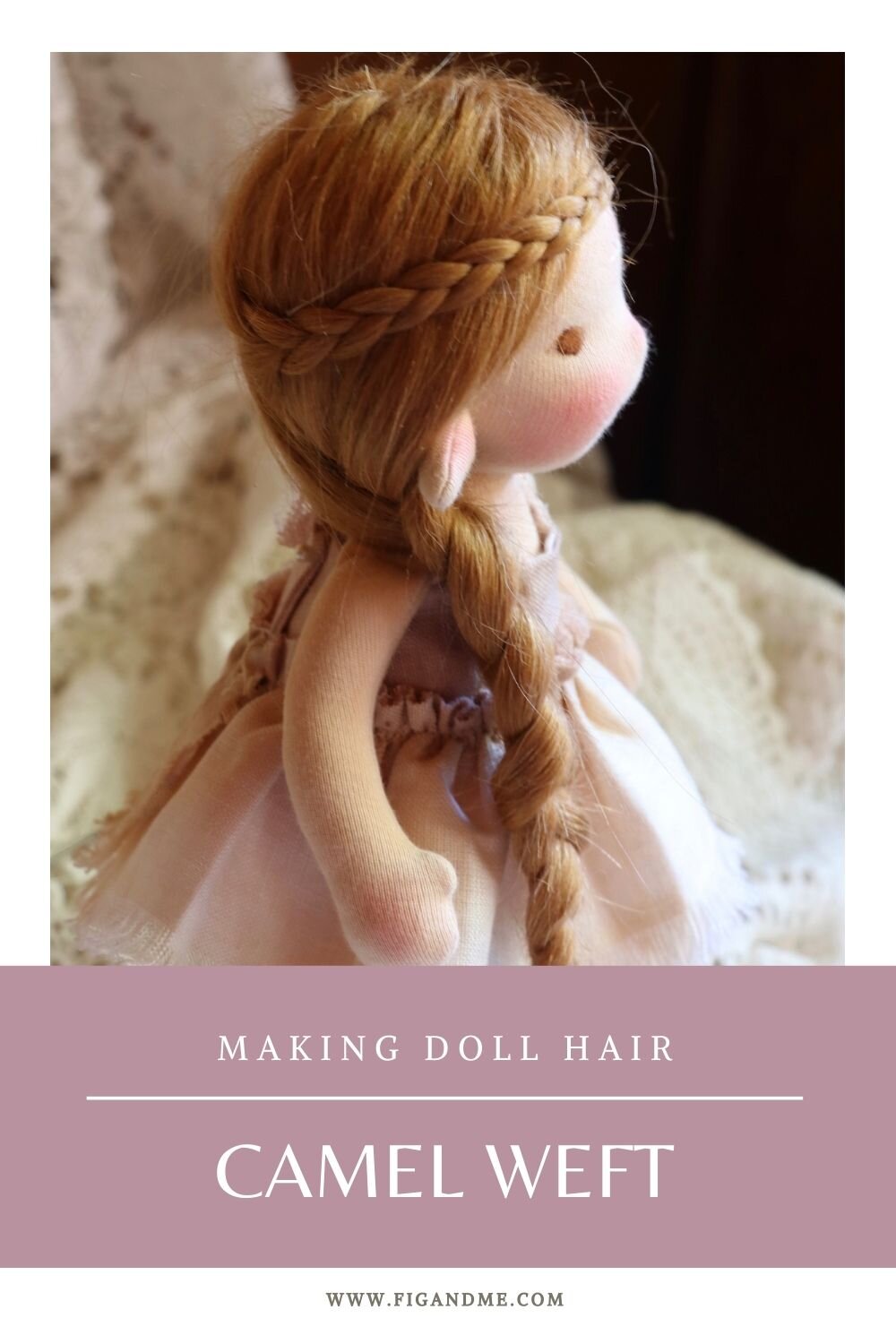 Dollmaking tips, how to make doll hair — fig & me