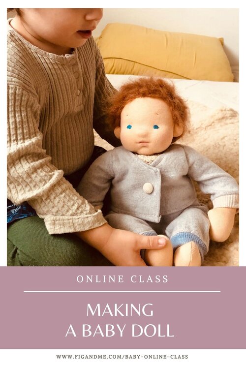 Needle Felting a Baby Face, New Online Class 2022 — fig & me
