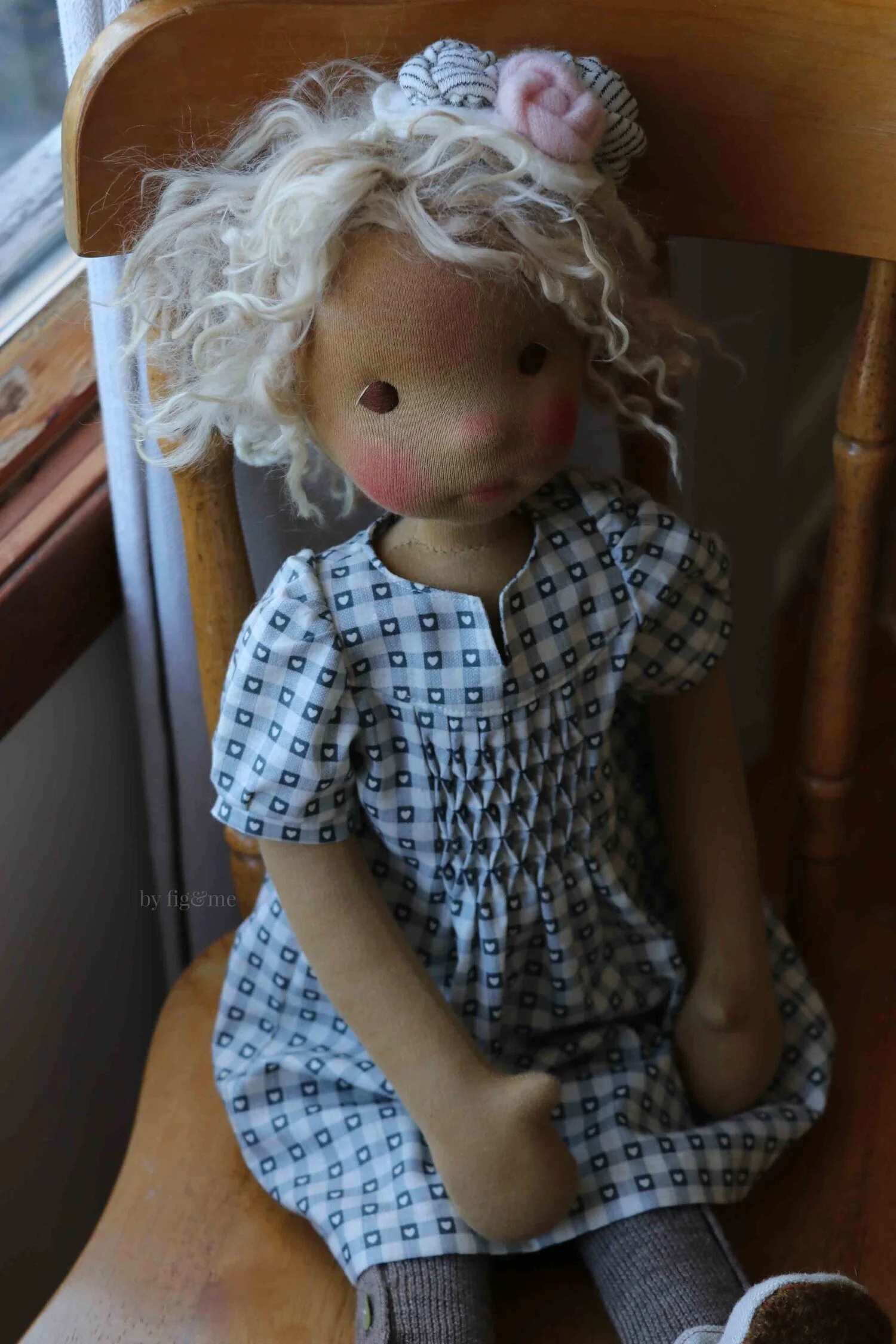 Waldorf inspired doll Coco