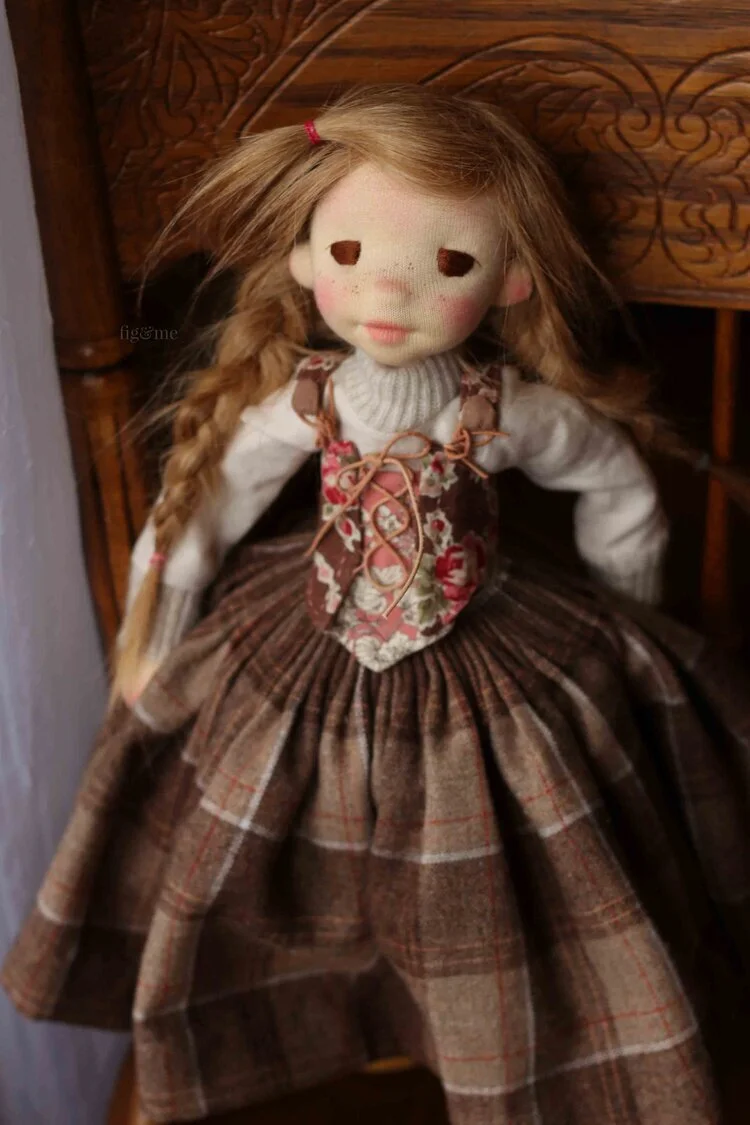 Fawn, a 16" Petite Fig Art Doll by Fig and Me
