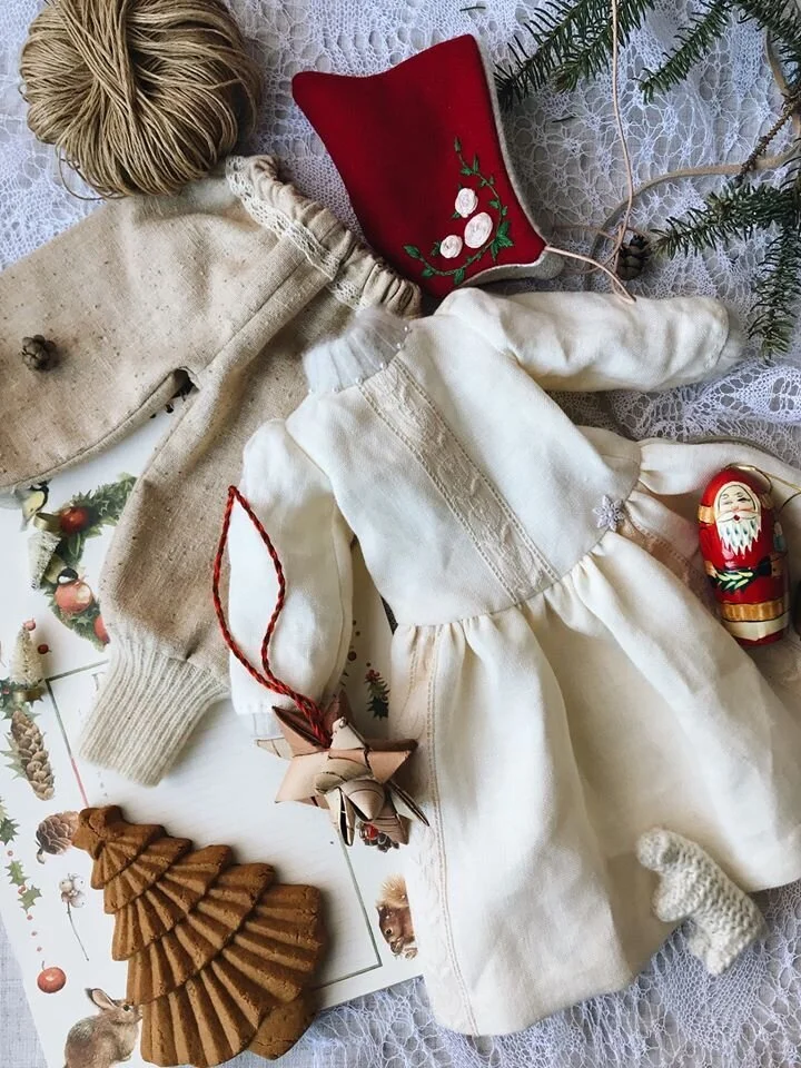 Petite Fig Art doll clothing by Fig and Me