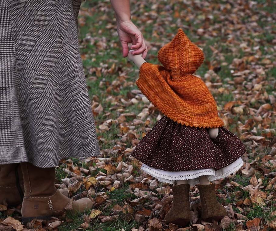 Winona, an 18" Petite Fig art doll by Fig and Me