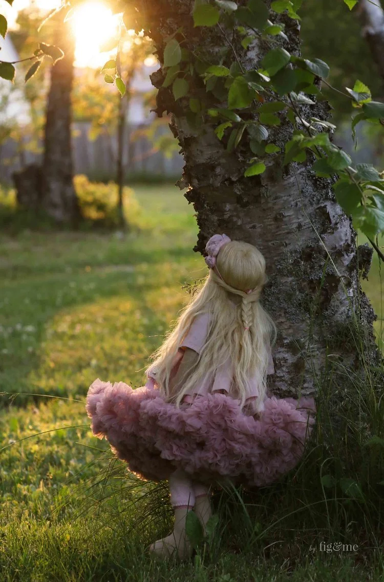 Octavia Rose, an 18" Petite Fig art doll by Fig and Me