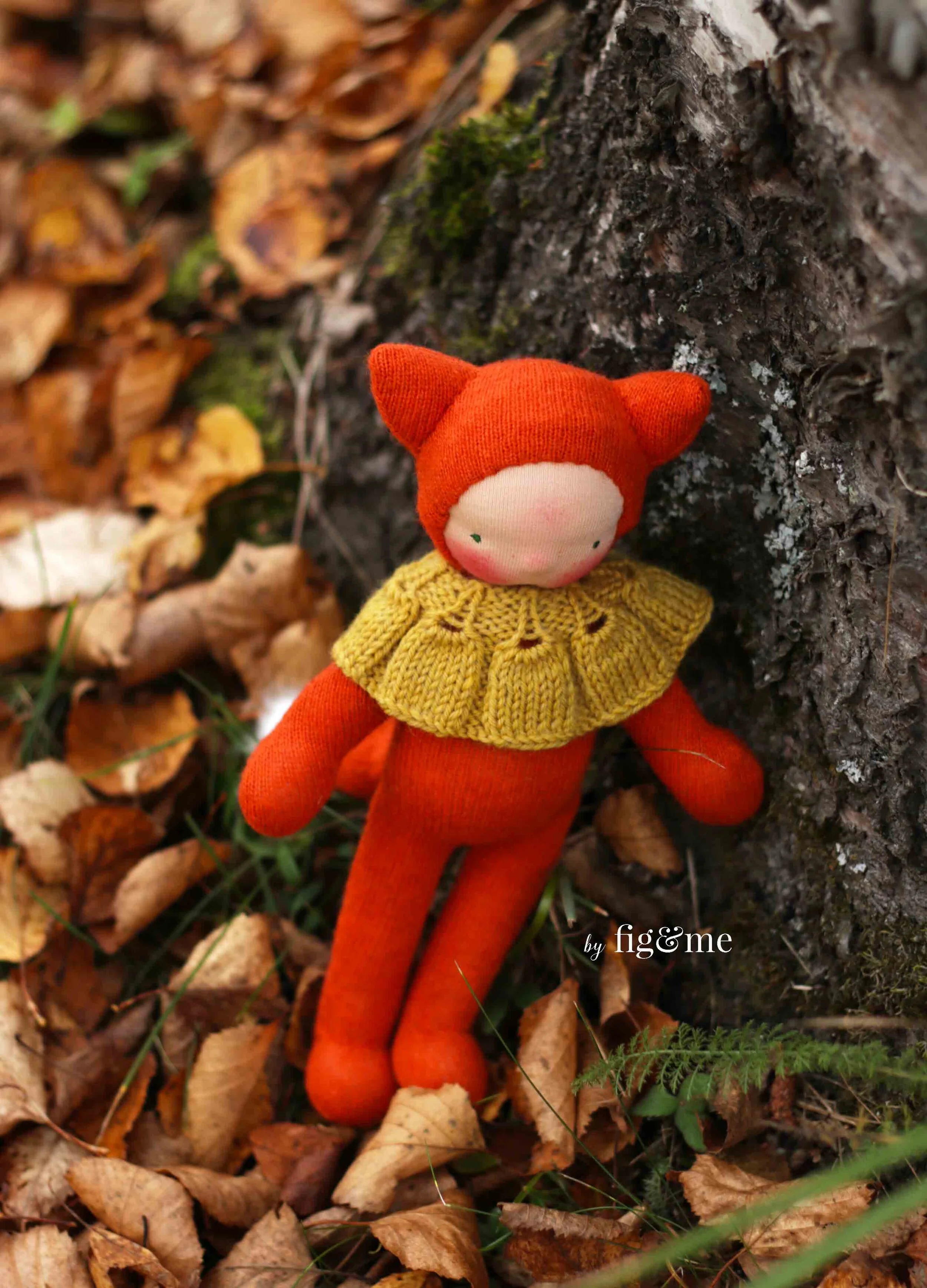 Waldorf Inspired Wee Baby Fox Doll