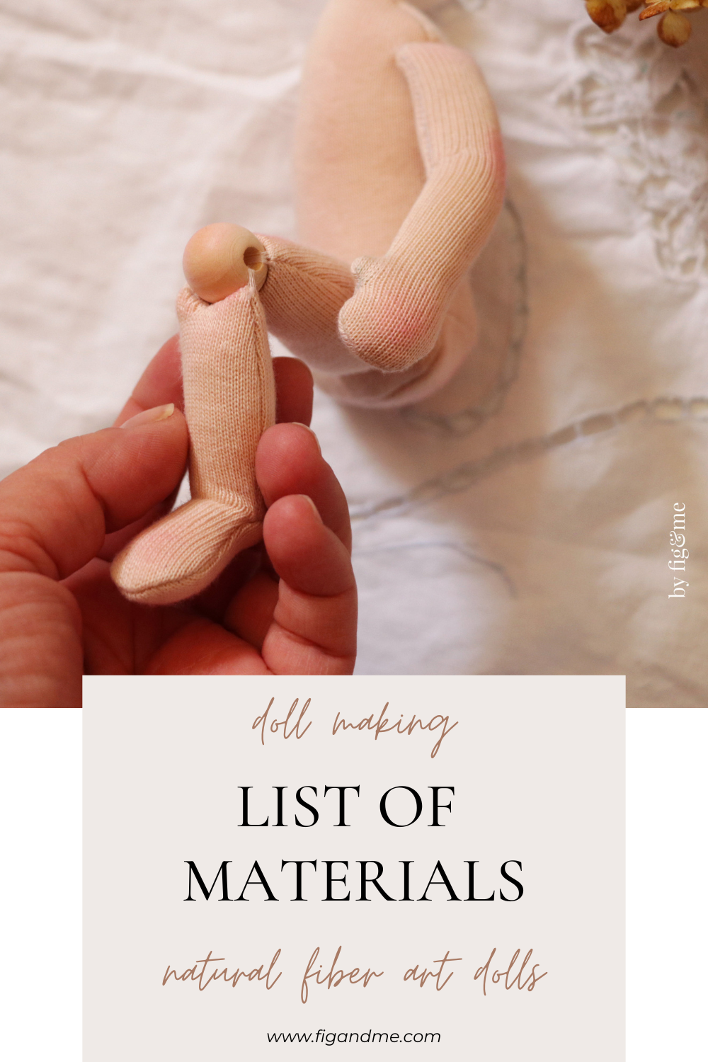 Doll Making Materials and Tools for Natural Fiber Art Dolls — fig & me