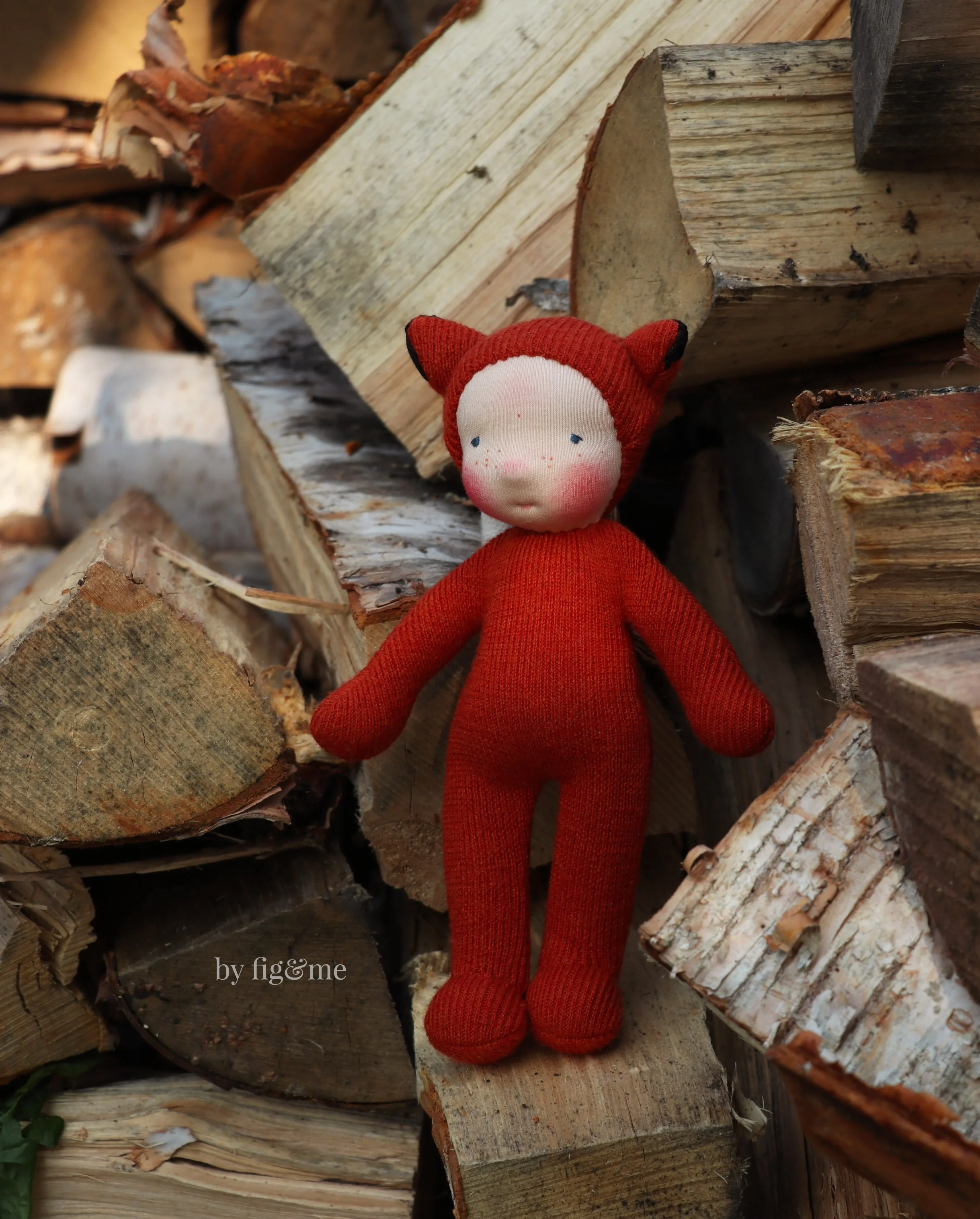 Fox Art Doll by Fig and me
