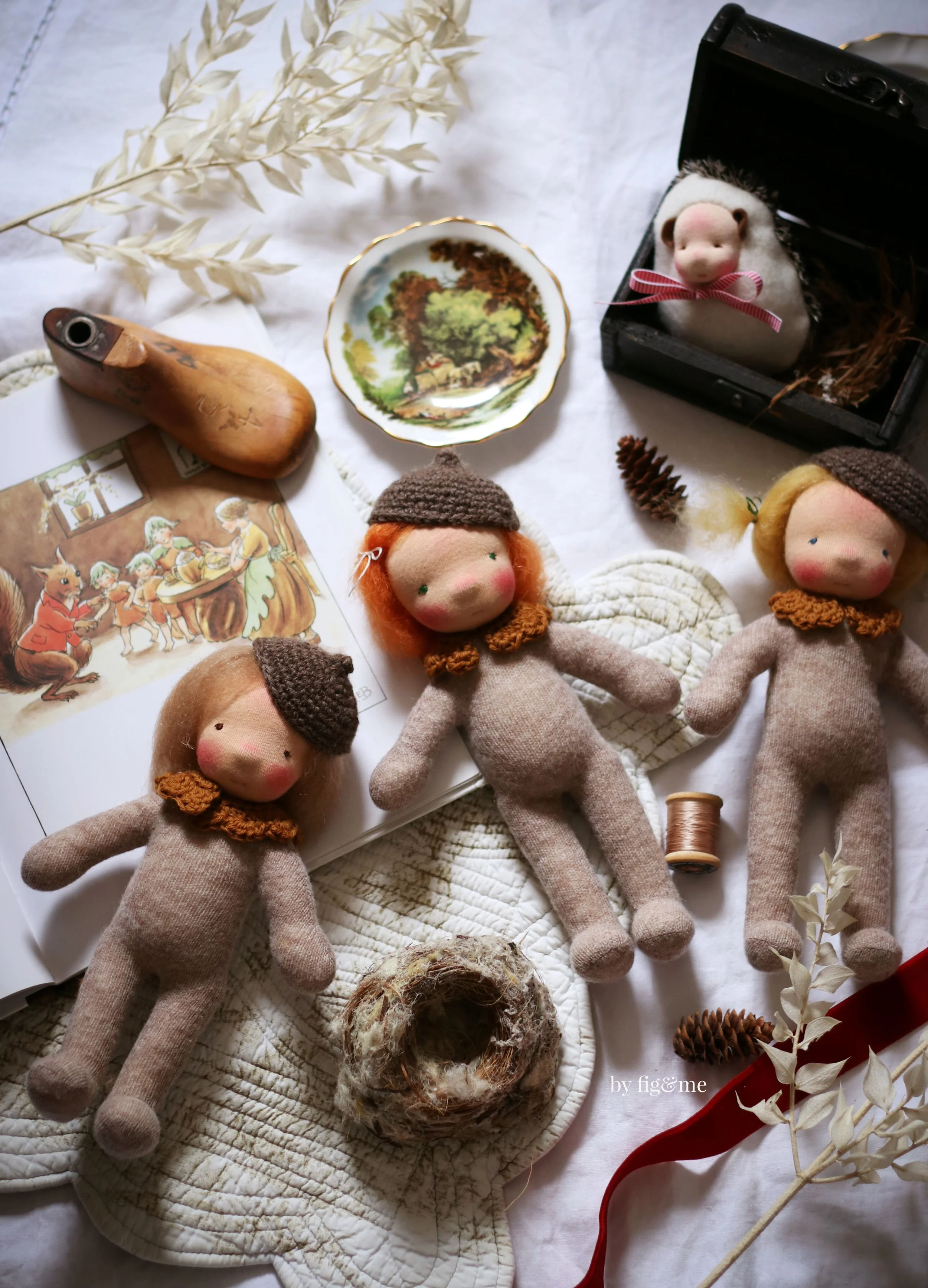 Waldorf Inspired Acorn Dolls | by Fig & Me