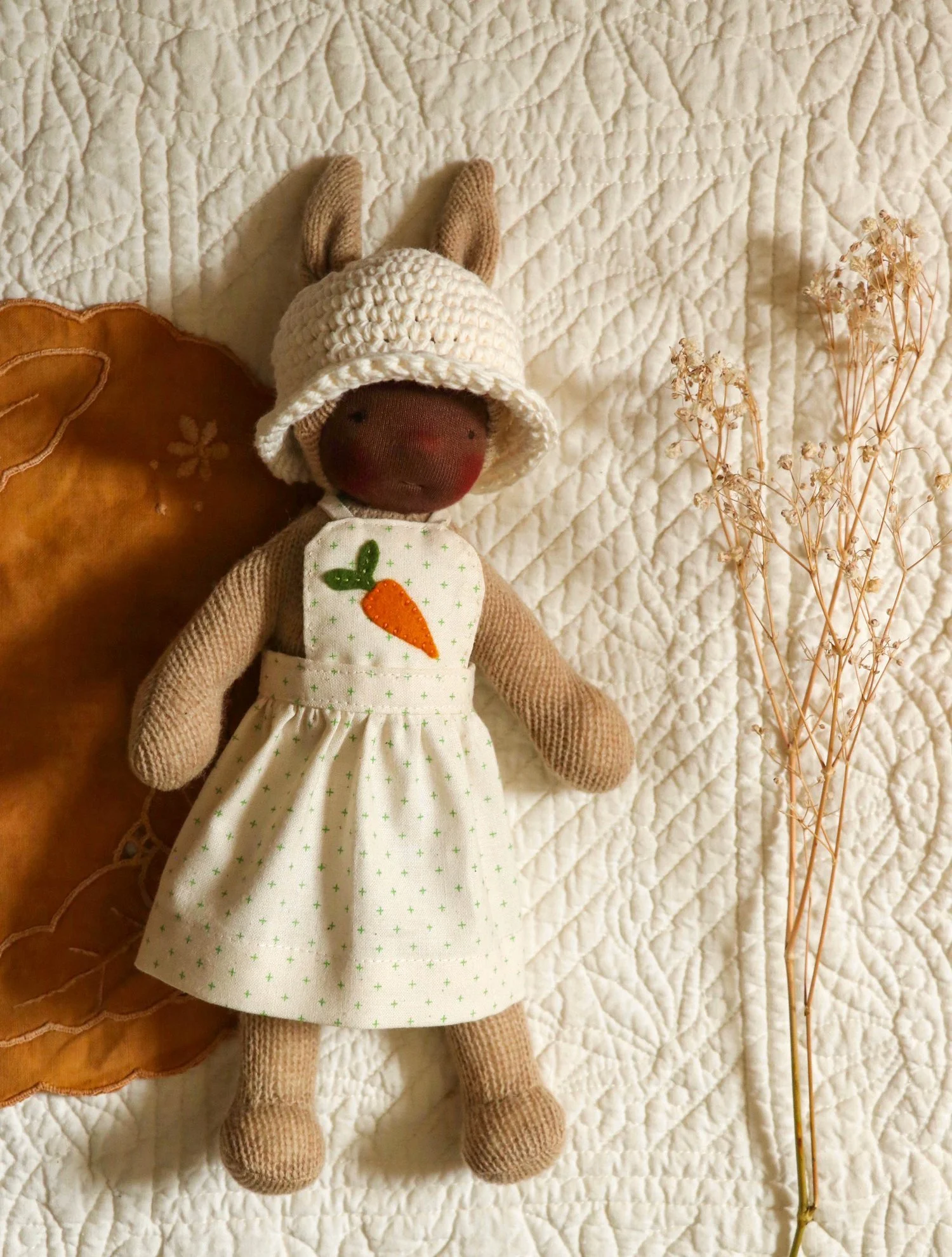 Waldorf Style Bunny Doll | Gardener Edition 2023 Fig and Me