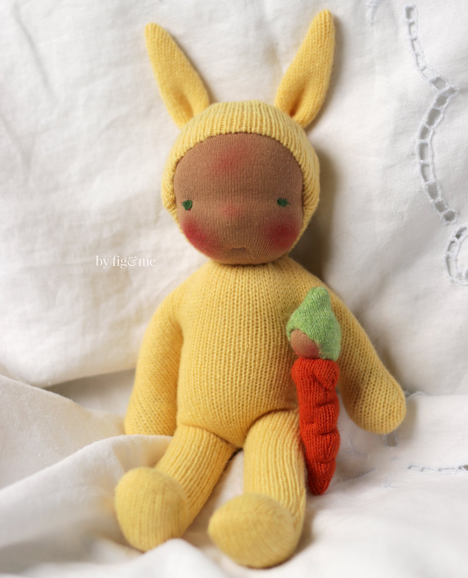 Baby Bunny Doll | Waldorf Inspired by Fig and Me