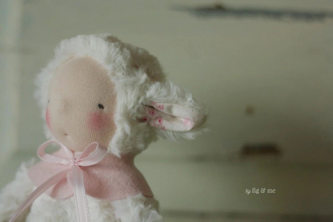 Lamb Doll | Waldorf Inspired Spring Theme Dolls by Fig and Me
