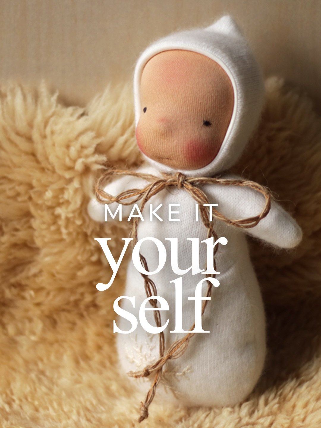 A handmade Christmas for a little one in your life✨

All you need is a sweater you need to sacrifice to craft adventures (preferably with no designs if this is your first time), some wool, doll skin, cotton gauze, felting needles and odds and ends.

