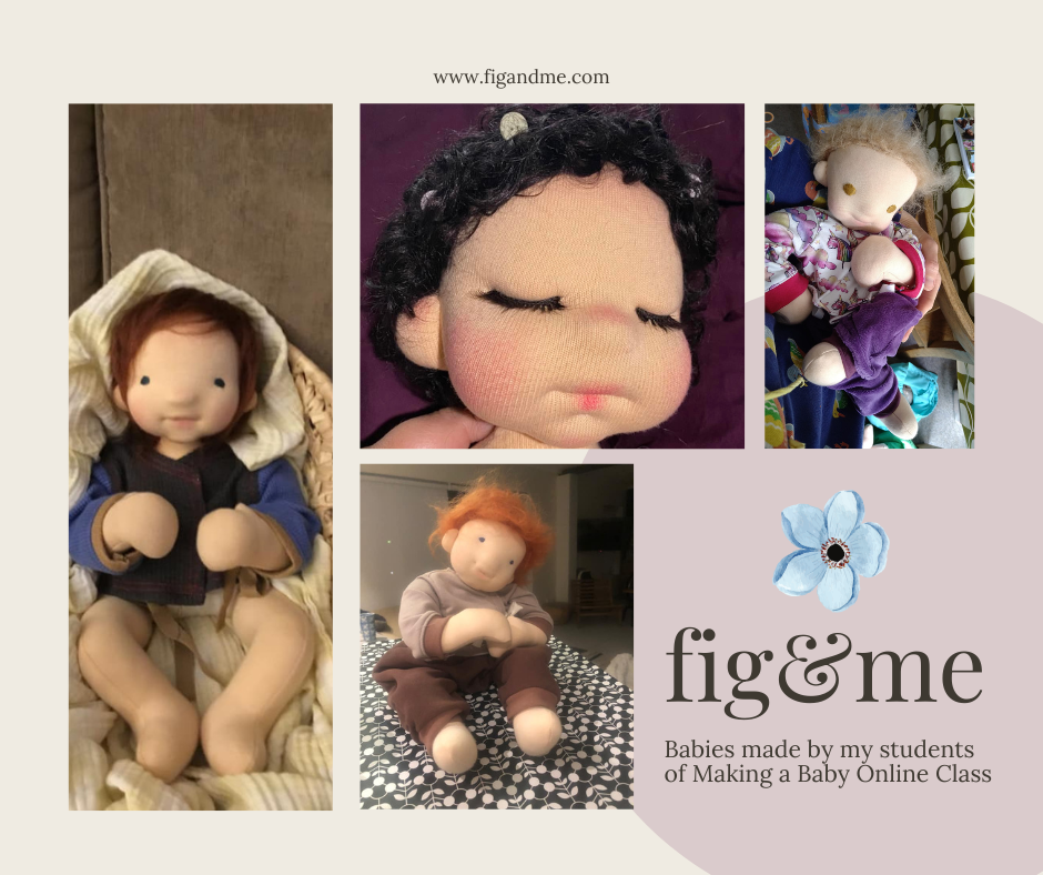 waldorf inspired baby dolls