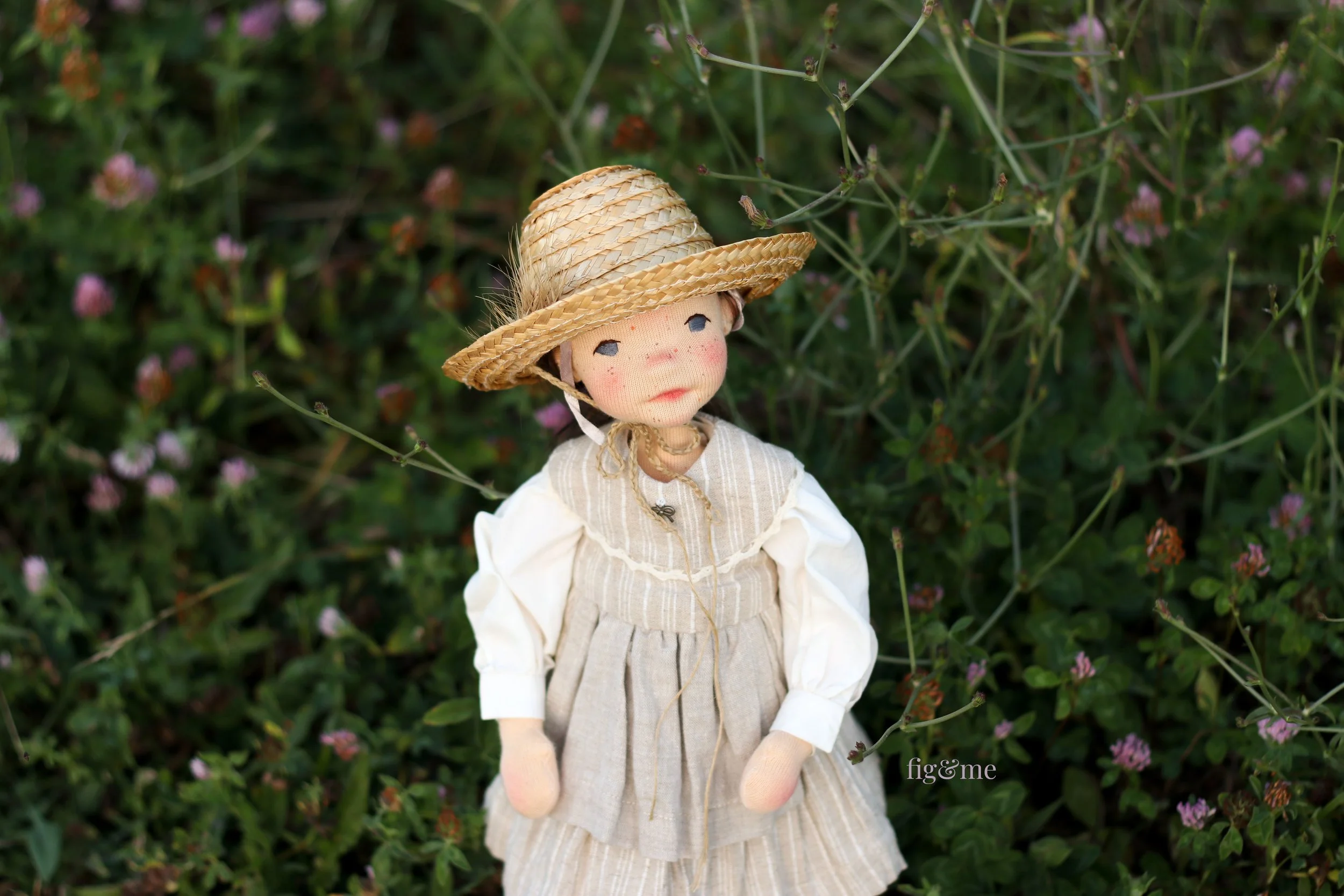 Cora Fiber Art Doll by Fig and Me