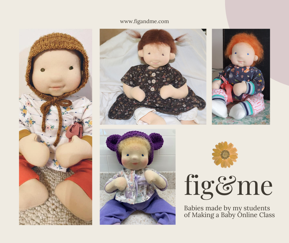 wool stuffed baby dolls
