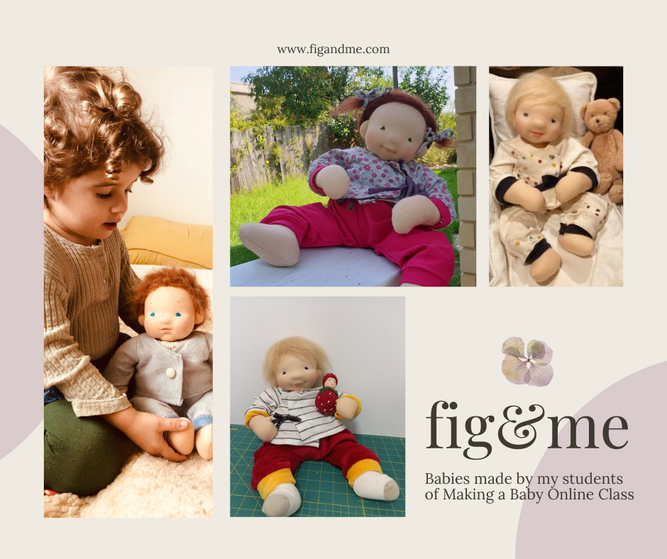 waldorf babies made in online class