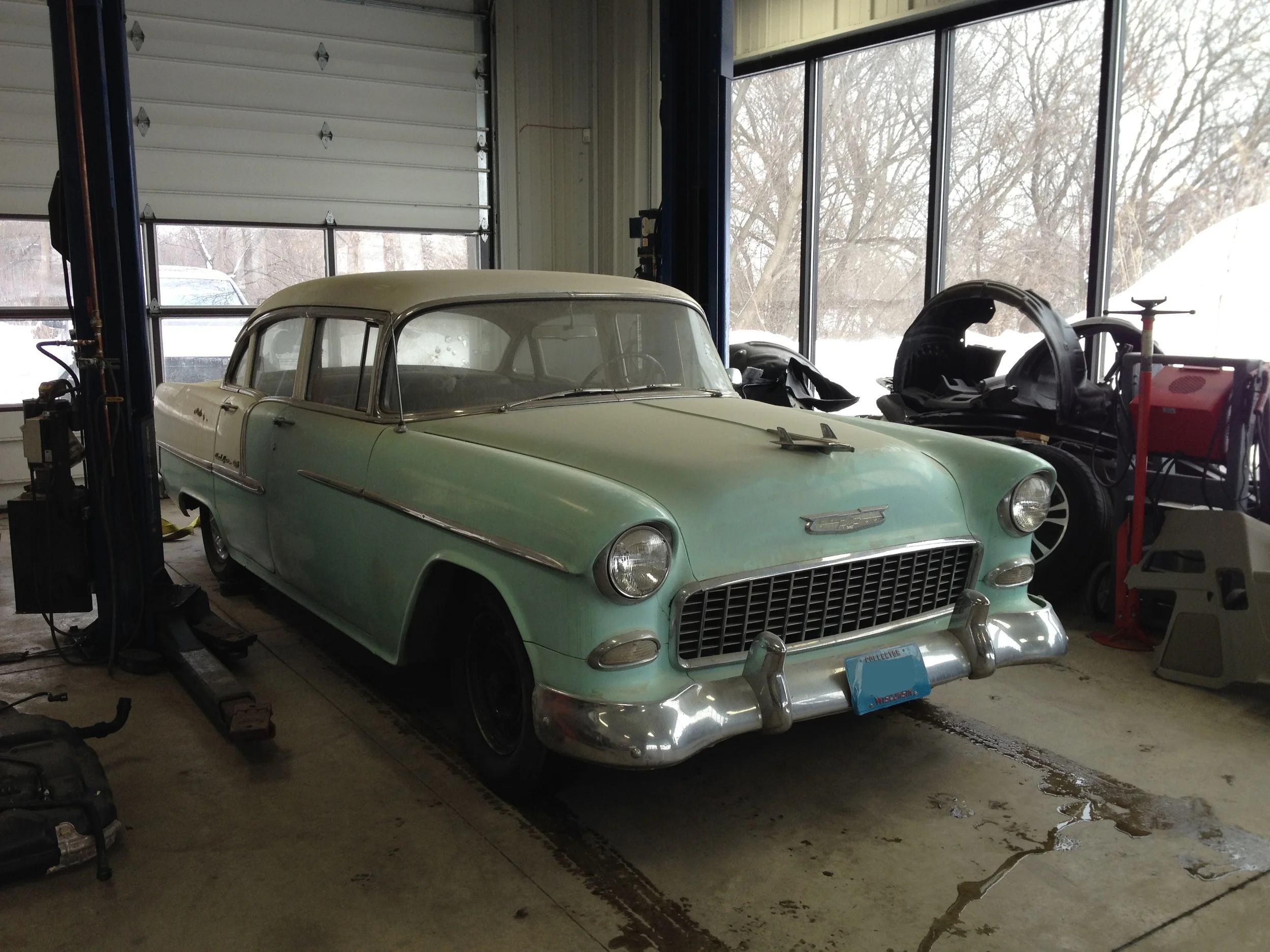 Ready for driveline removal.