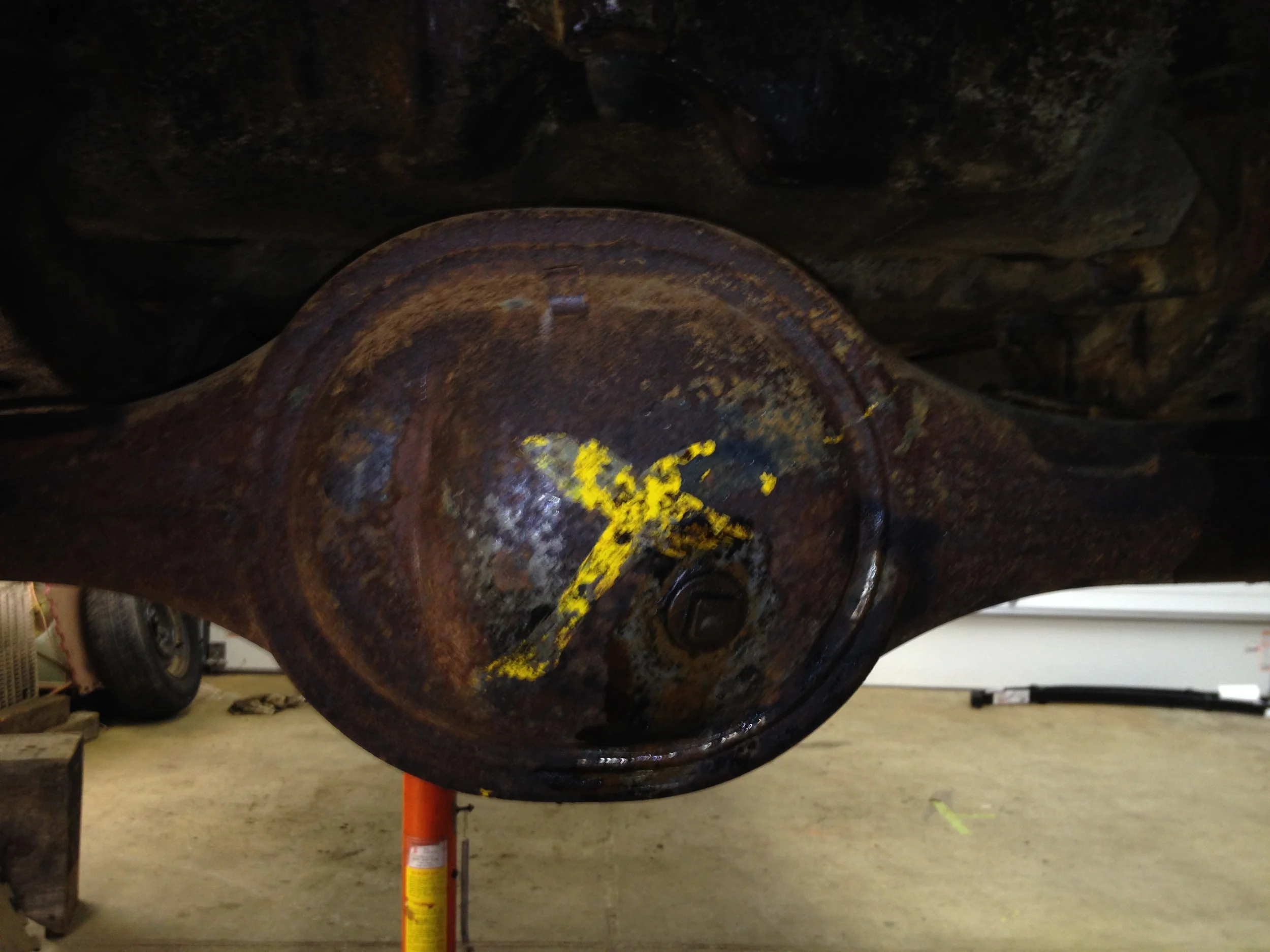 Yellow X mark on diff. If you know what this marking indicates let me know. I thought perhaps it was for the 4.11 option.