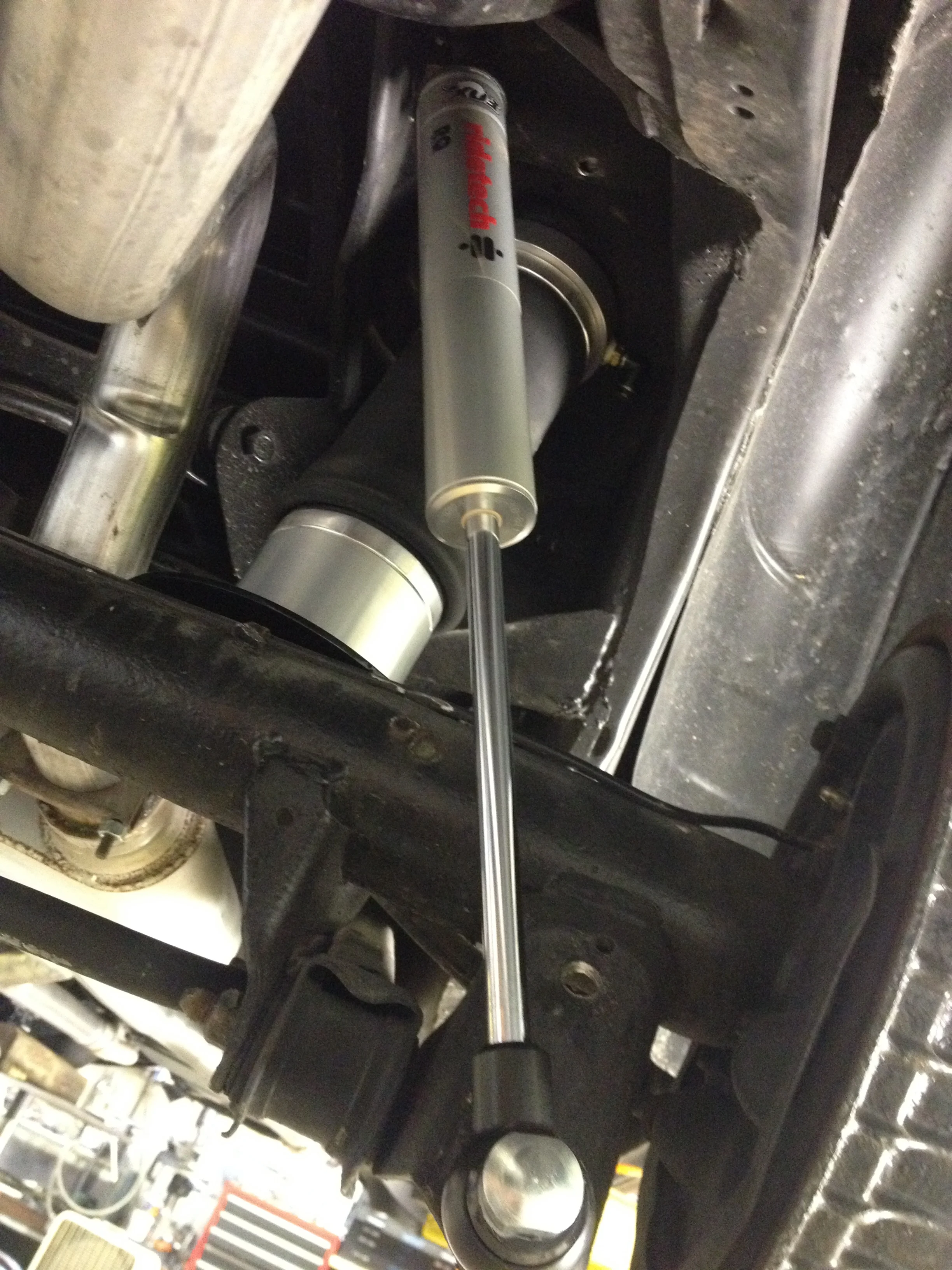 Air bags and springs in the Right Rear.