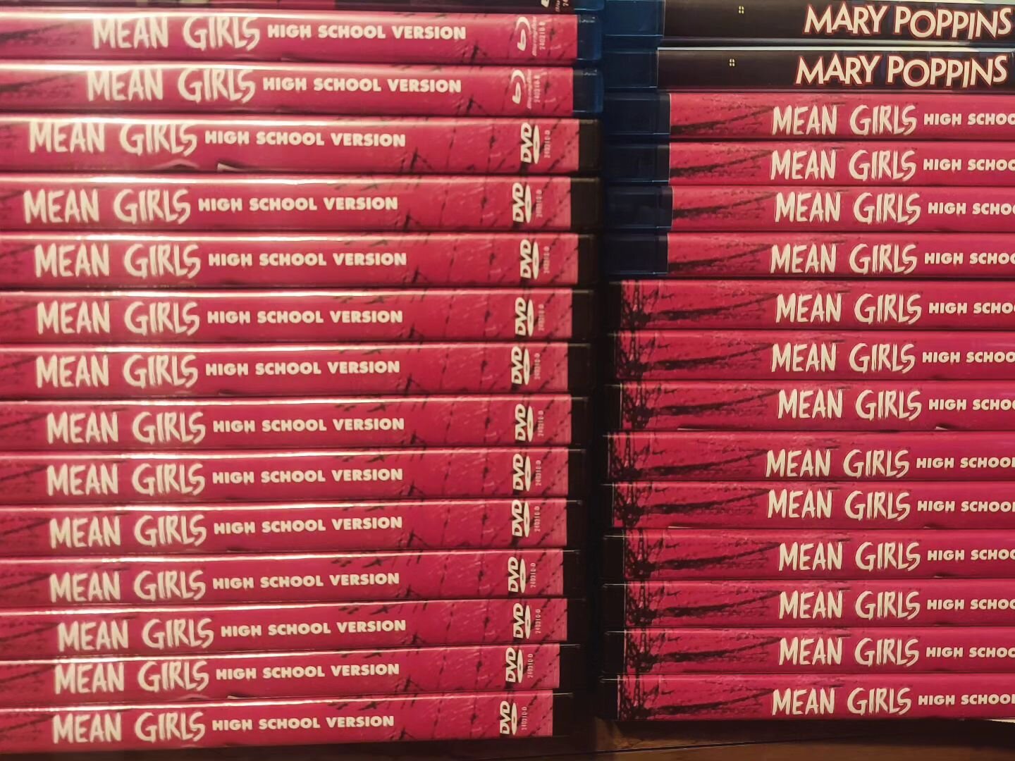 Monday these will be shipped out to everyone who ordered a copy of @phstheatrearts Mean Girls. Who's excited to see their friends on the silver screen at home?
