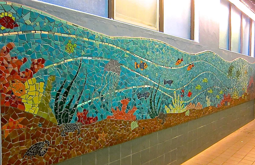 "Poolside Dreams", UCSF Medical Center, San Francisco