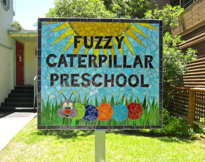 For Fuzzy Caterpillar Preschool - Client designed, 3'w x 3'h