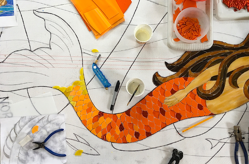 Mermaid in Progress.jpg