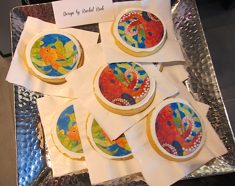 Custom cookies with our mosaic on them!