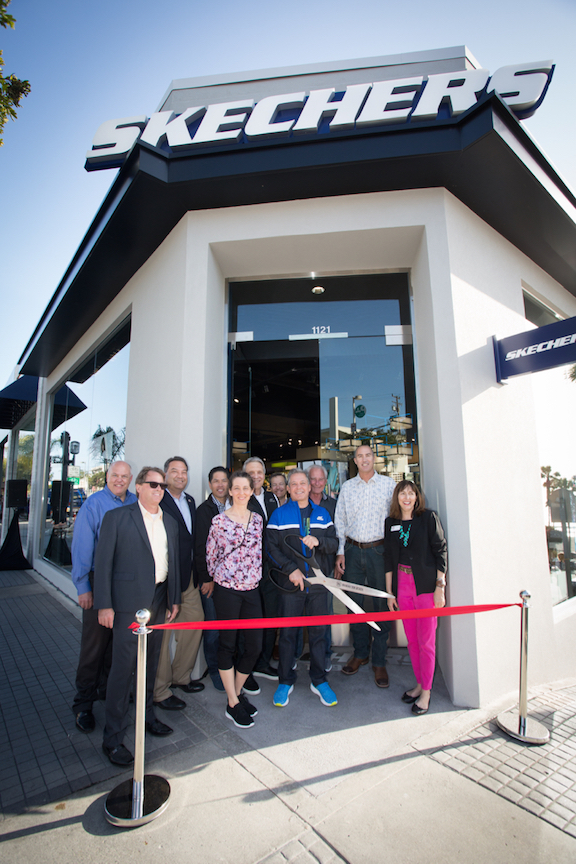Ribbon cutting - the store is officially re-open! 