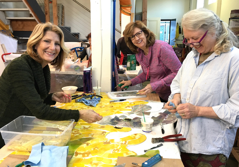 Emily Jiuliano, Glynnis Kaye and Denise Hart