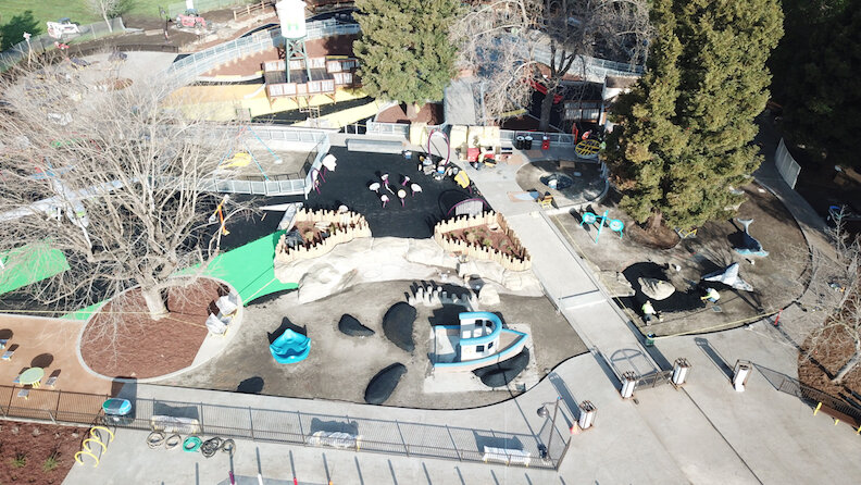 Mia's Dream Park build in progress