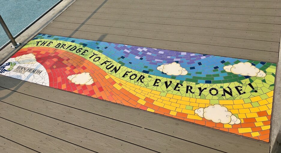 Mia's Dream Playground - Donor recognition pathway mosaic