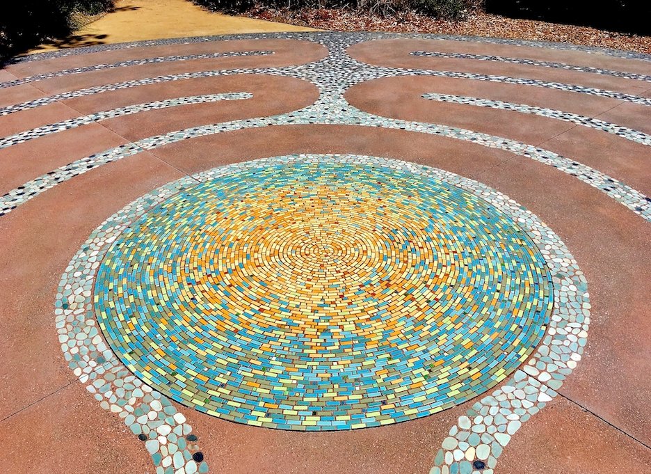 Labyrinth at Hal Brown Park, Larkspur, CA