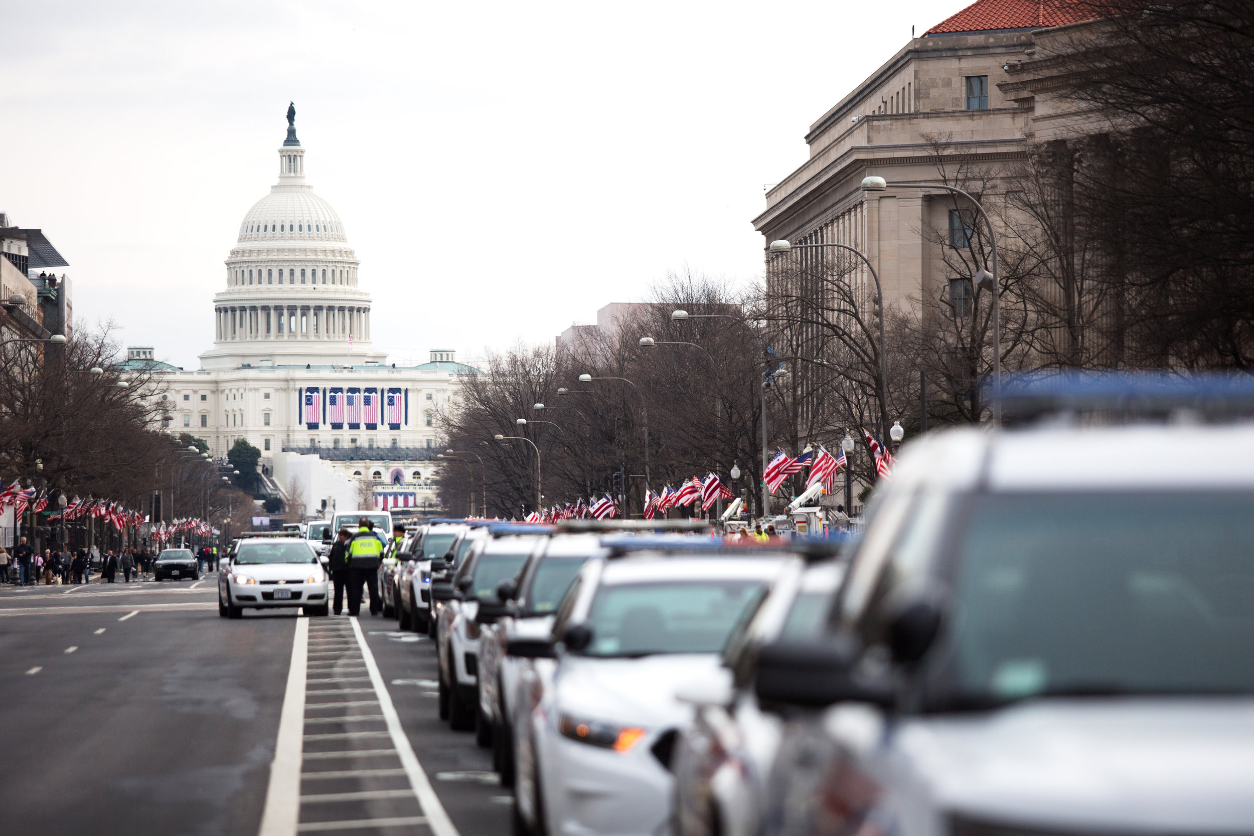 The Capitol building the morning of then President-elect Donald Trump's Inauguration on Jan. 20, 2017.
