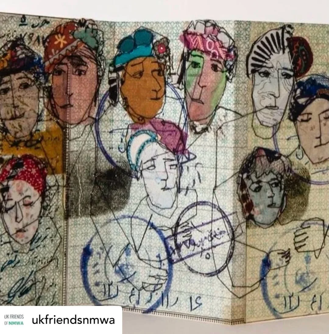 Get @reshare_app &bull; @ukfriendsnmwa Join us for our fundraising Vernissage on 10th February, or come to the exhibition @christiesinc (London) for &ldquo;Women to Watch: A Book Arts Revolution&rdquo;. Women to Watch is a programme of @womenintheart