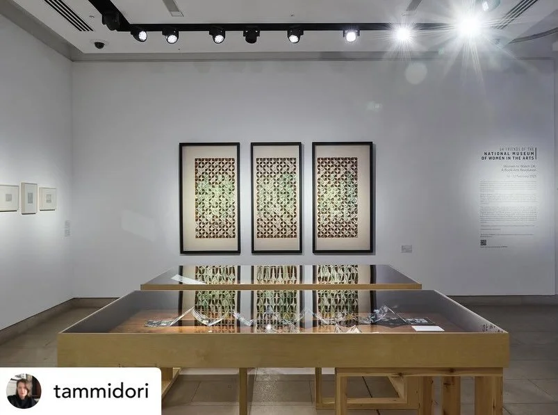 Get @reshare_app &bull; @tammidori Thank you to everyone who came to see 📖 Women to Watch UK: A Book Arts Revolution 📖 in February at @christiesinc. So grateful to curator @welmoet_wartena for bringing our five practices together in such a consider