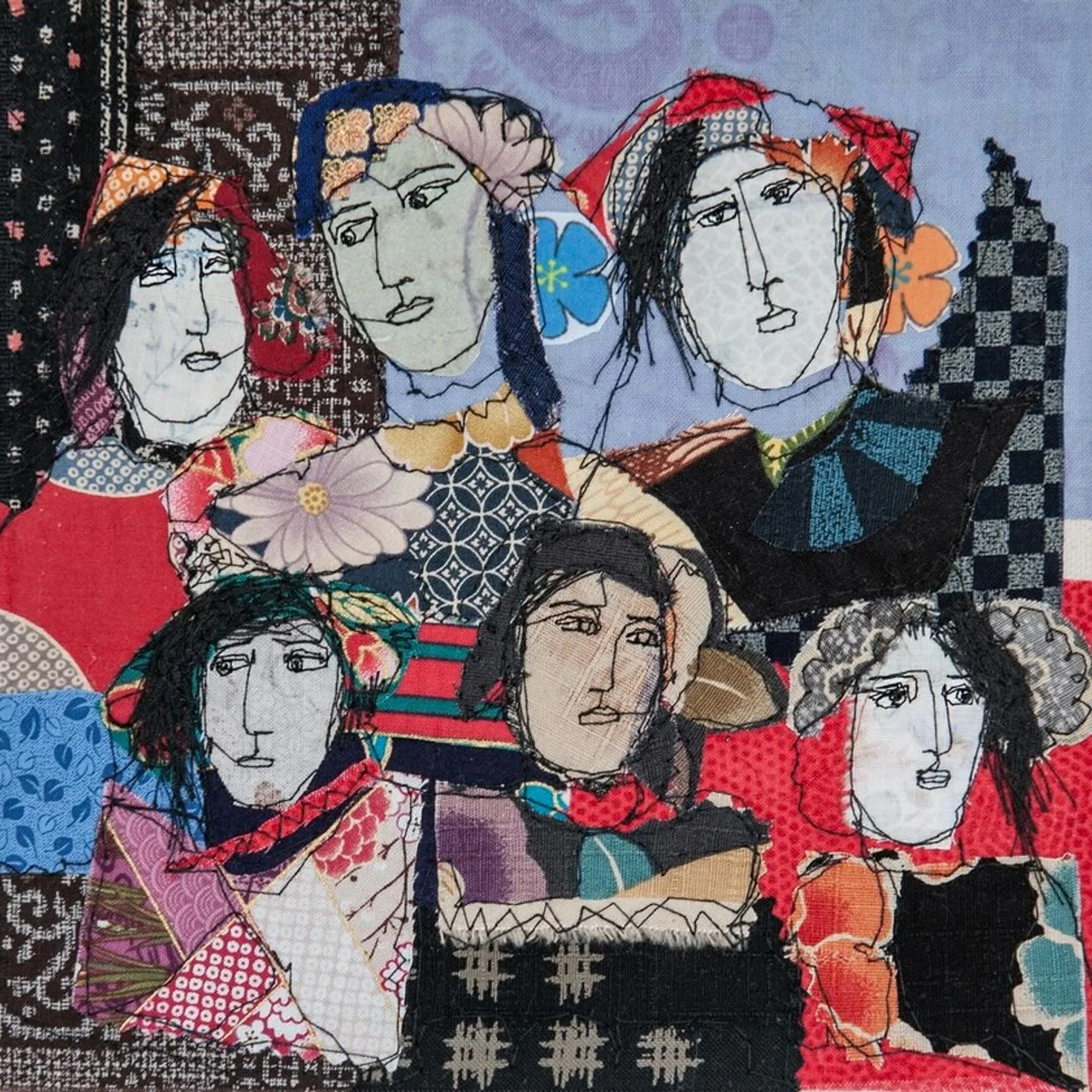 paper | scissors | thread 

Charlotte Hodes | Batool Showghi
8 May &ndash; 5 June 2026 

Shaped with a scalpel or a sewing machine, bold, adventurous women emerge from canvas, paper and ceramic works. jaggedart is delighted to present an exhibition f