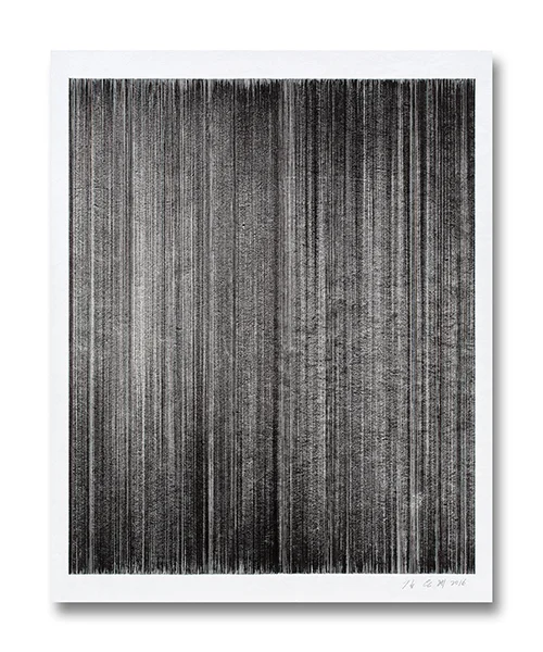 Meditation No.09 Sumi-ink Drawing on Rice paper 70x90 (cm) 2016