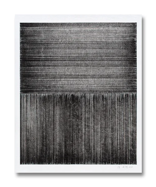 Meditation No.10 Sumi-ink Drawing on Rice paper 70x90 (cm) 2016