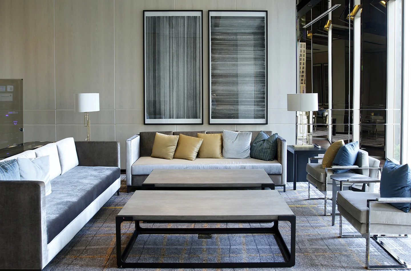 Installation view at Four Seasons Hotel Seoul