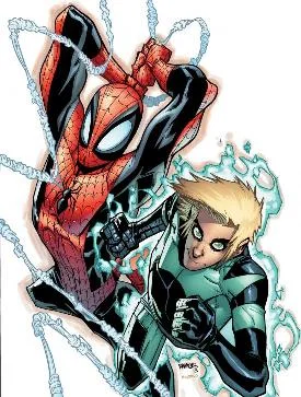 Alpha is one of the two people in this picture. I'll give you two guesses which one. Ok...you are right. I'm being too hard. Three guesses (from marvel.com)