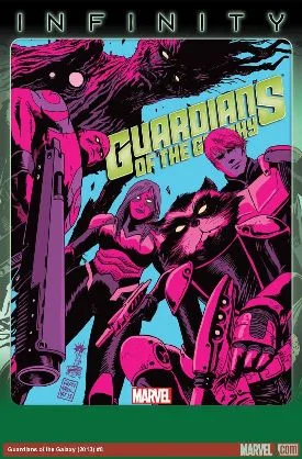This team has a walking tree that only says its name and an alien that looks exactly like a raccoon. Do you need any more information than that? (image from marvel.com)
