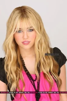 Cyrus around age 15 as Hannah Montana (picture from fanpop.com)