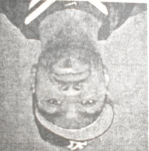 I don't want anyone to freak out, but I think this guy is upside down.