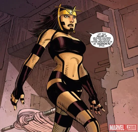 She's not talking about me. Honest. (image from marvel.com)