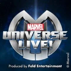 Marvel Universe LIVE!, a live action-adventure show, in co-op with Ringling Bros. (image from marveluniverselive.com)