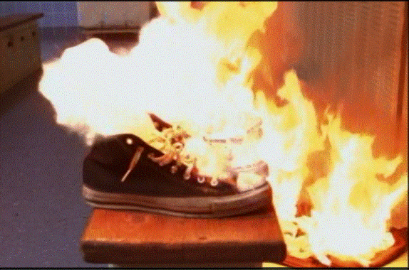 Fire in the gym. Fire. In the. Community Center!