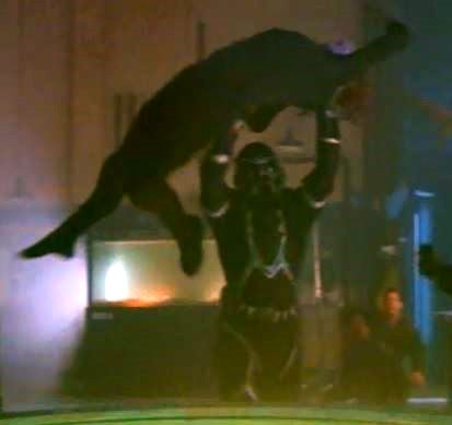 "Whee! You're flying!"