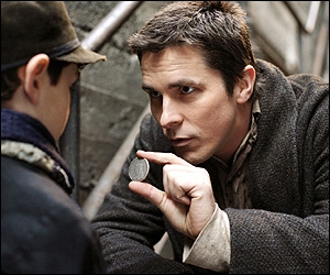 "That's why every magic trick has a third act, the hardest part, the part we call Un Gajje." (photo from empireonline.com)
